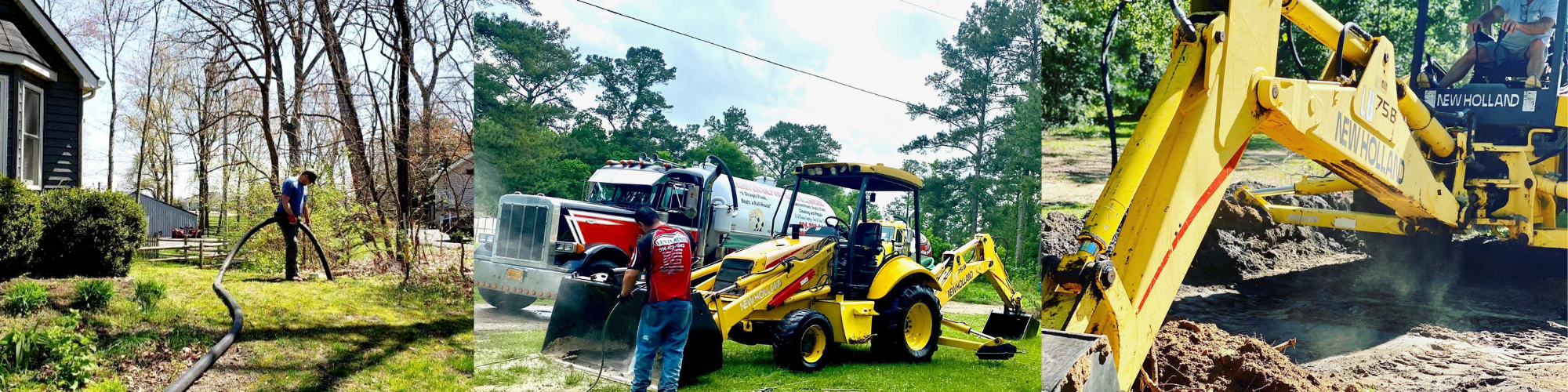 Septic tank installs and pumping 