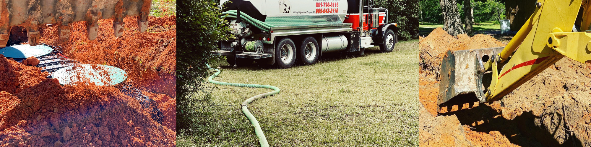 Commercial septic service